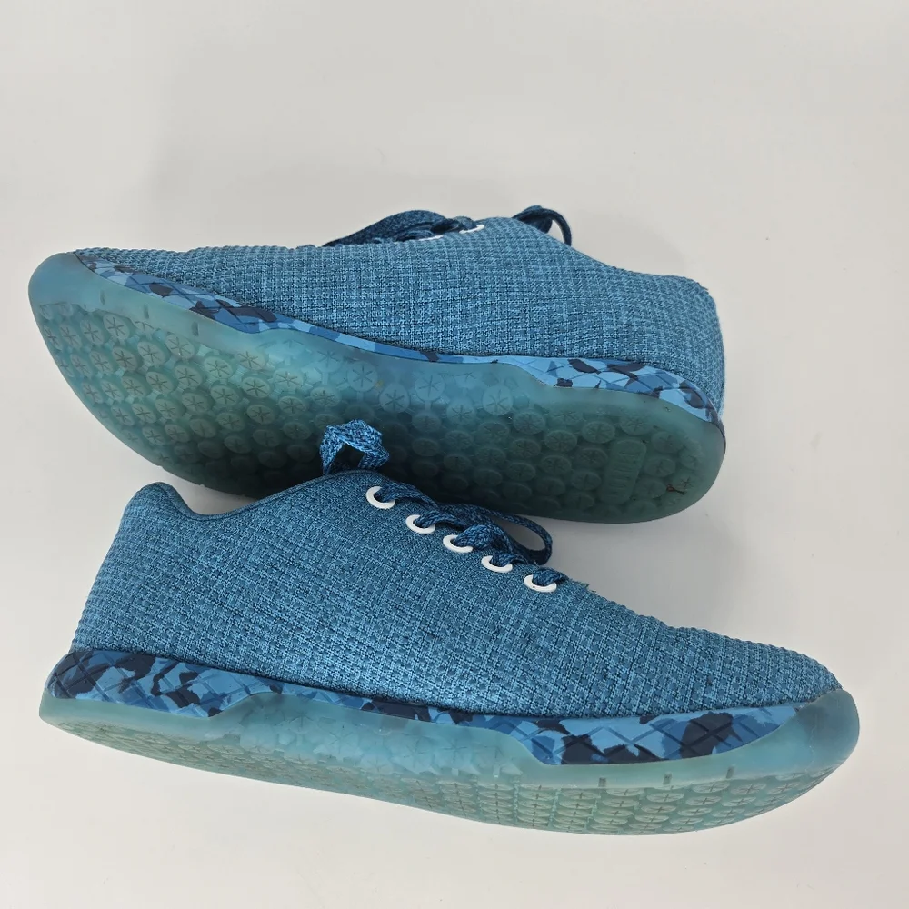 NoBull Project Water‎ Heather Blue Sneaker Shoe Womens Size 6.5 Mens 5 LIKE NEW!